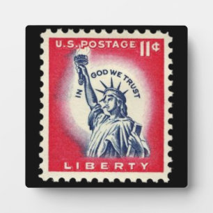 Briefmarke der Freiheit Fotoplatte