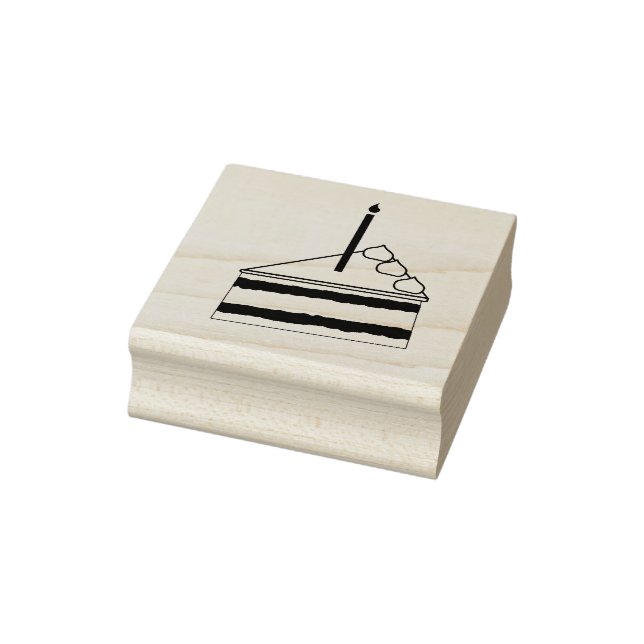 Briefmarke der Geburtstagskuche Gummistempel (Stempel)