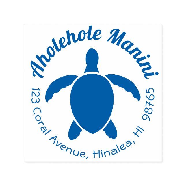 Briefmarke der hawaiianischen Rücksendeadresse Permastempel (Design)