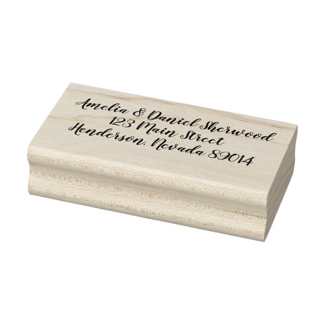 Briefmarke der Holzkunst Gummistempel (Stempel)
