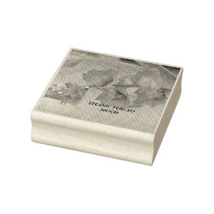 Briefmarke der Holzkunst Gummistempel