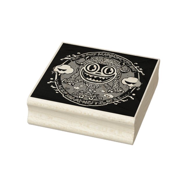 Briefmarke der Holzkunst Gummistempel (Stempel)