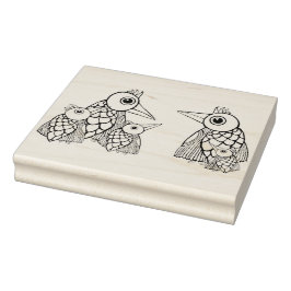 Briefmarke der Holzkunst Gummistempel