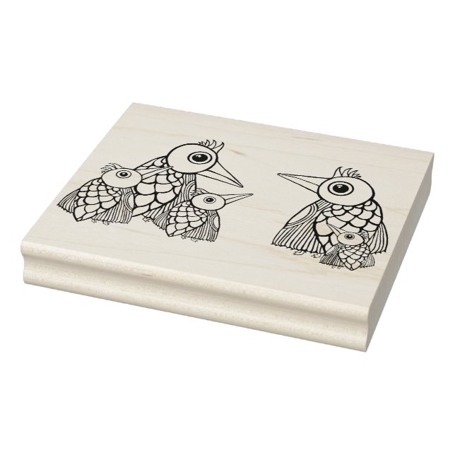 Briefmarke der Holzkunst Gummistempel (Stempel)