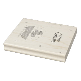 Briefmarke der Holzkunst Gummistempel