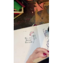 Briefmarke der Holzkunst