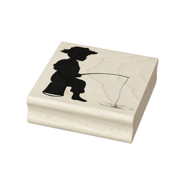 Briefmarke der Holzkunst/Junge Gummistempel (Stempel)
