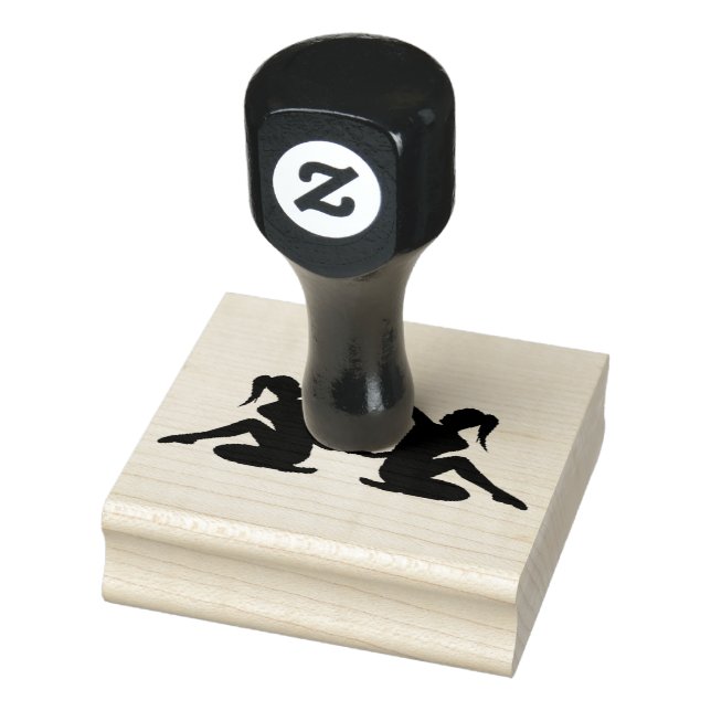 Briefmarke der Holzkunst/Tänzer2 Gummistempel (Stempel)