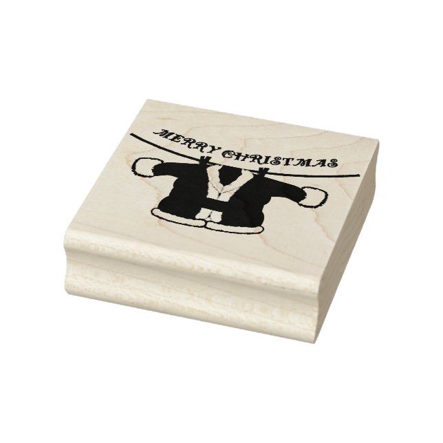 Briefmarke der Holzkunst/Weihnachtsmäntel Gummistempel (Stempel)