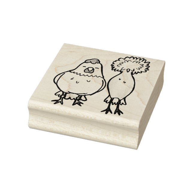 Briefmarke der Hühner Gummistempel (Stempel)