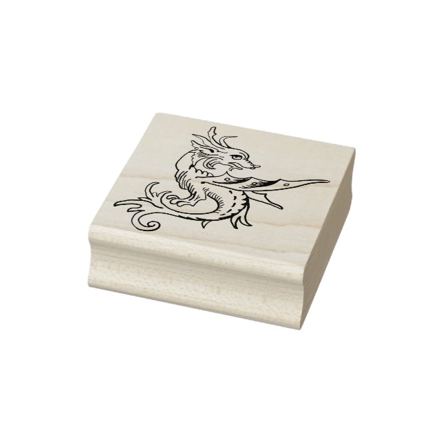 Briefmarke der legendären Drachenkunst Gummistempel (Stempel)
