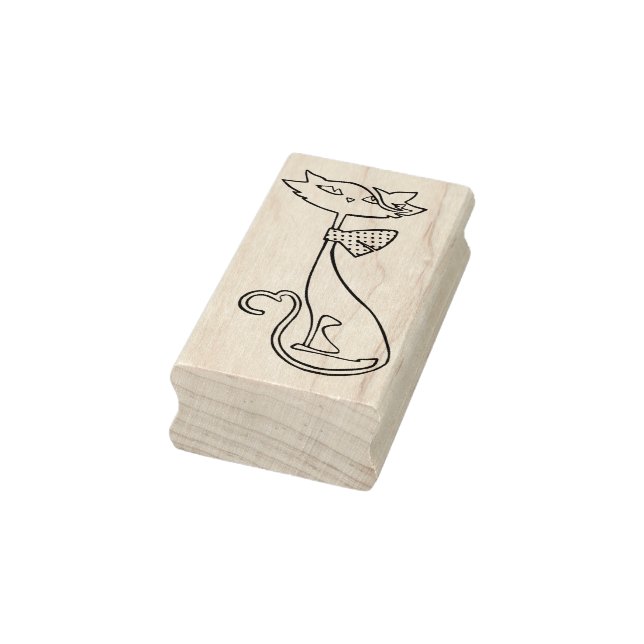 Briefmarke der Mode Cat Art Gummistempel (Stempel)