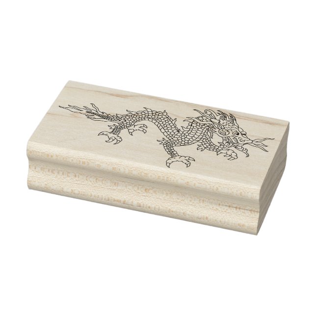Briefmarke der orientalischen Drachenkunst Gummistempel (Stempel)