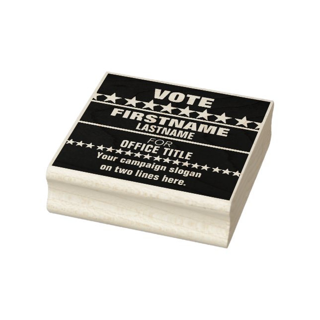 Briefmarke der politischen Kampagne Gummistempel (Stempel)