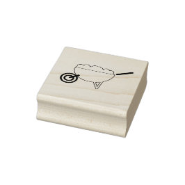 Briefmarke der Radbarren Gummistempel