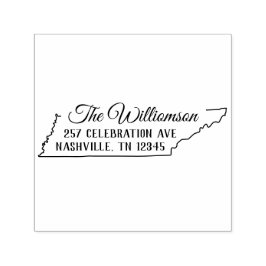 Briefmarke der Tennessee-Rücksendeadresse Permastempel