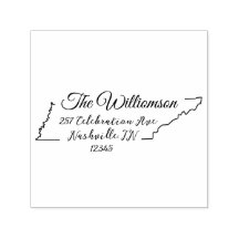 Briefmarke der Tennessee-Rücksendeadresse