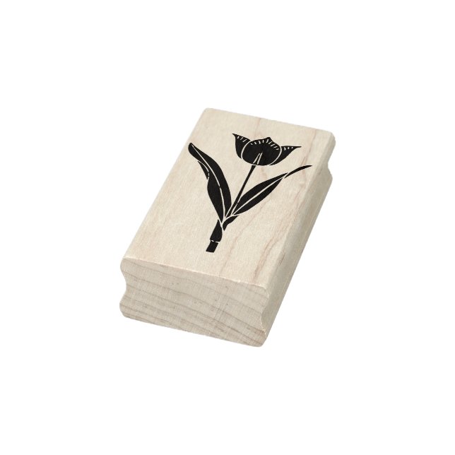 Briefmarke der Tulpenkunst Gummistempel (Stempel)
