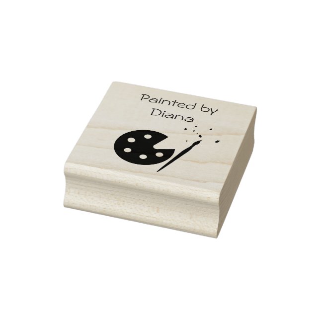 Briefmarke des Artist Painters Gummistempel (Stempel)