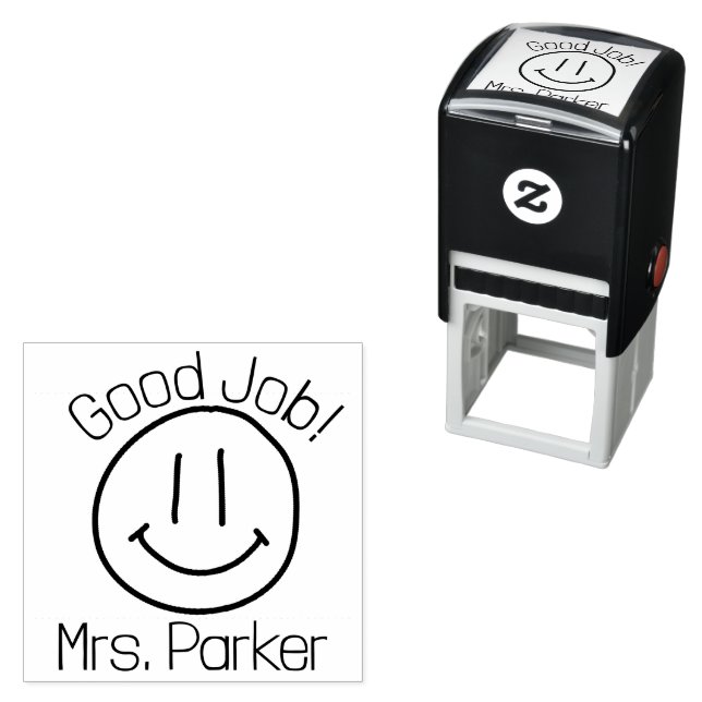 Briefmarke des personalisierten Lehrers, benutzerd Permastempel (Beispiel)