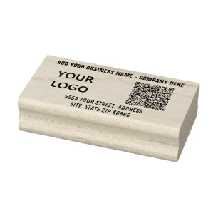 Briefmarke des QR-Codes für benutzerdefinierte Tex Gummistempel