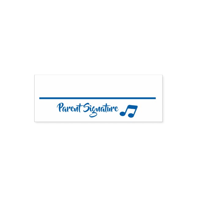 Briefmarke des Unterschriftkautschuks mit Musiknot Permastempel (Design)