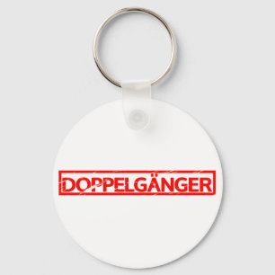 Briefmarke Doppelgänger Schlüsselanhänger