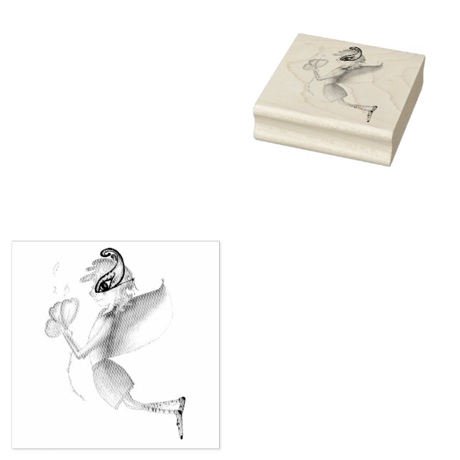 Briefmarke - Du bist die Musik meines Souls Gummistempel (Stempel)