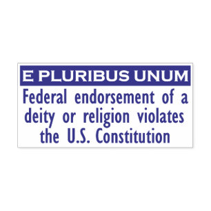 Briefmarke E PLURIBUS UNUM - Purple/XL Permastempel