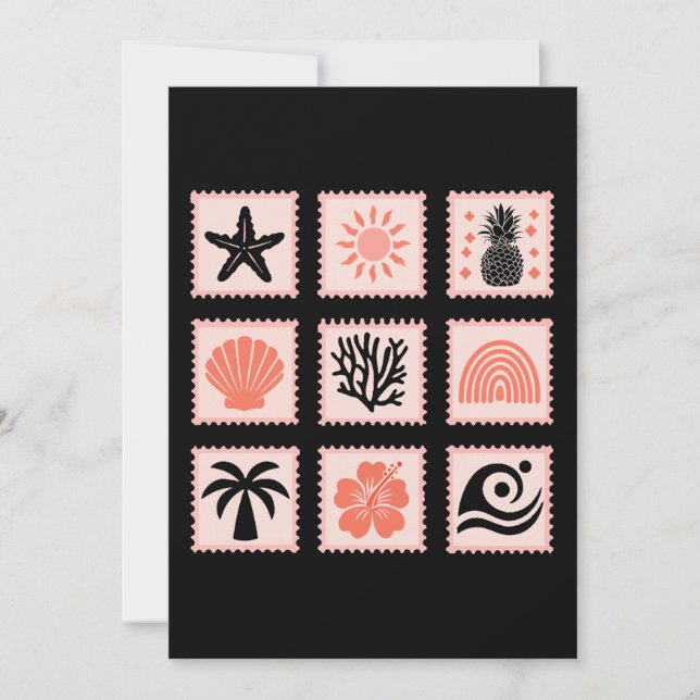 Briefmarke Einladung (Vorderseite)