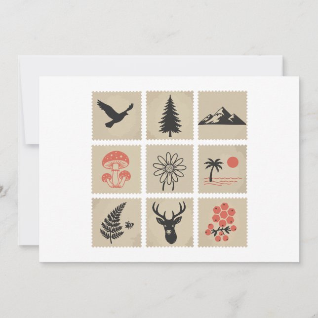 Briefmarke Einladung (Vorderseite)