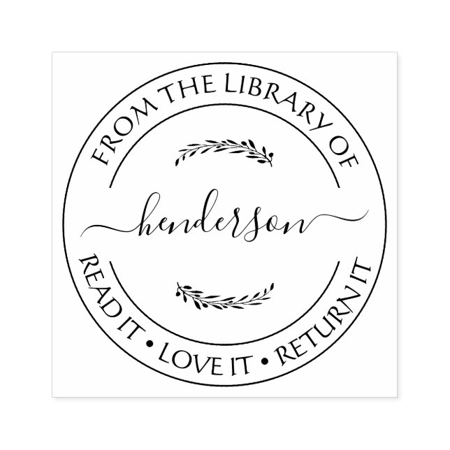 Briefmarke für benutzerdefinierte Bibliotheken Gummistempel (Prägung)