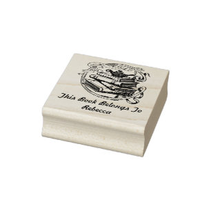 Briefmarke für benutzerdefinierte Buchliebhaber Gummistempel
