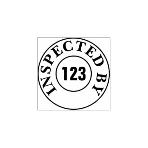 Briefmarke für benutzerdefinierte Inspektionen Gummistempel