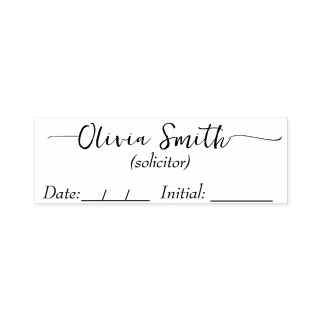 Briefmarke für benutzerdefinierte Signaturen Permastempel (Design)