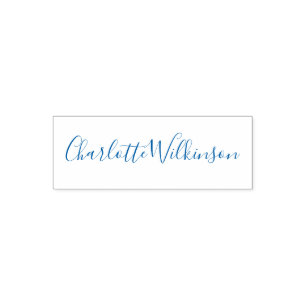 Briefmarke für benutzerdefinierte Signaturnamen Permastempel
