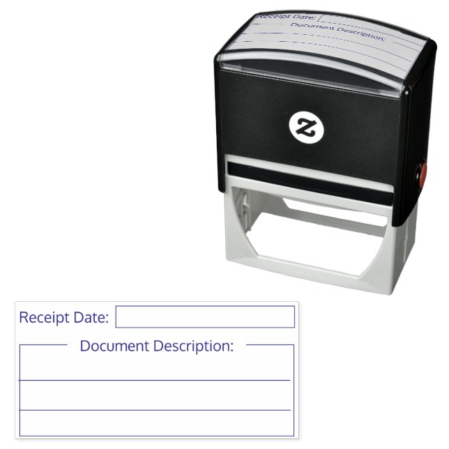 Briefmarke für den benutzerdefinierten Dokumentemp Permastempel (Beispiel)