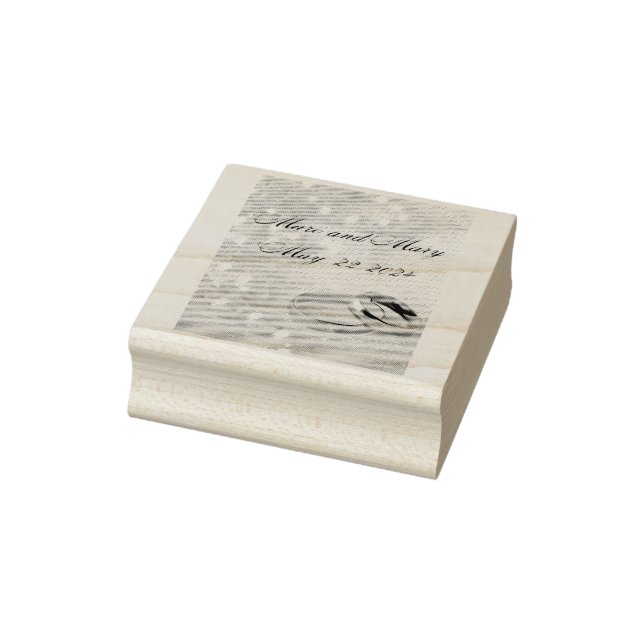 Briefmarke für Hochzeitkautschuk individuell anpas Gummistempel (Stempel)