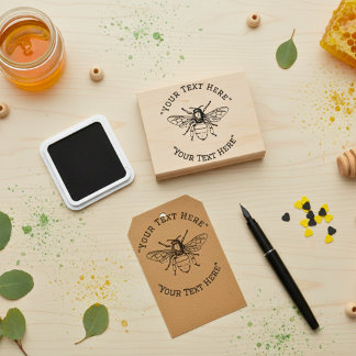 Briefmarke für Honigbienen aus kundenspezifischem Gummistempel