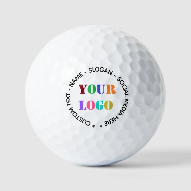 Briefmarke für Ihr Design-Logo Golfball (Vorderseite)