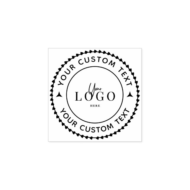 Briefmarke für Ihr Logo Gummistempel (Prägung)