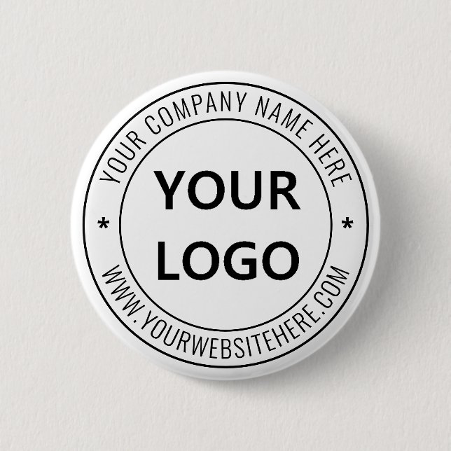 Briefmarke für kundenspezifische Firmenlogos - Per Button (Vorderseite)