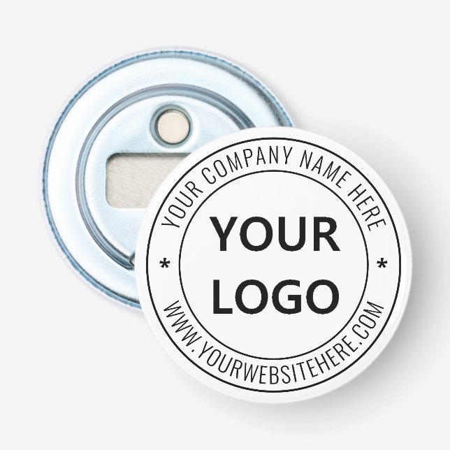 Briefmarke für kundenspezifische Firmenlogos - Per Flaschenöffner (Vorderseite)