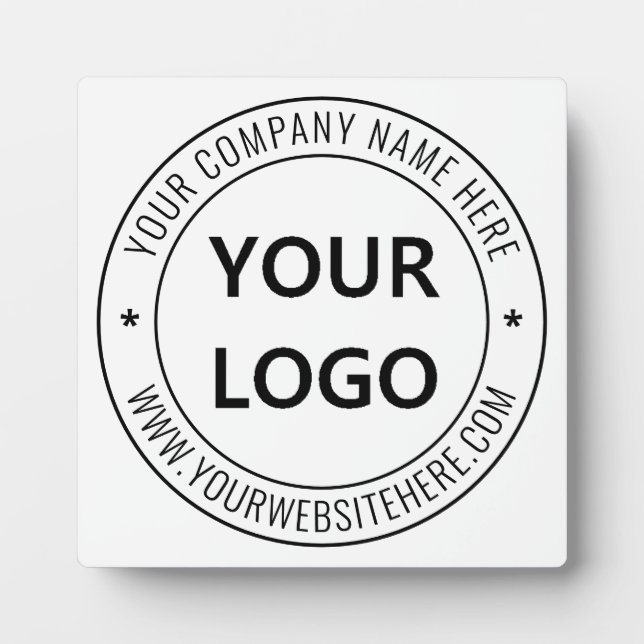 Briefmarke für kundenspezifische Firmenlogos - Per Fotoplatte (Vorderseite)