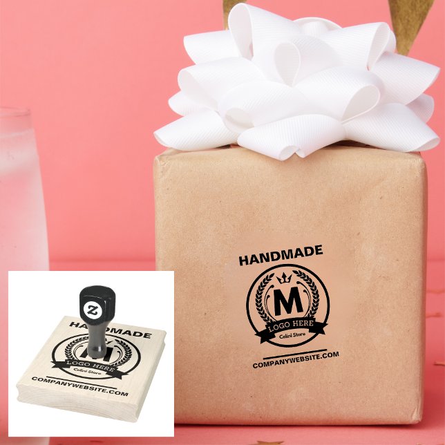 Briefmarke für kundenspezifische Firmenlogos - Per Gummistempel (Custom Business Logo Rubber Stamp – Personalized)