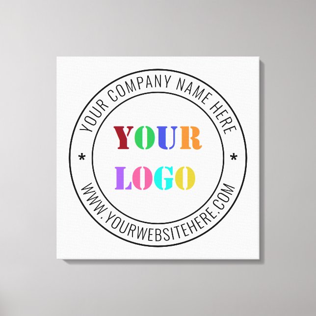 Briefmarke für kundenspezifische Firmenlogos - Per Leinwanddruck (Vorderseite)