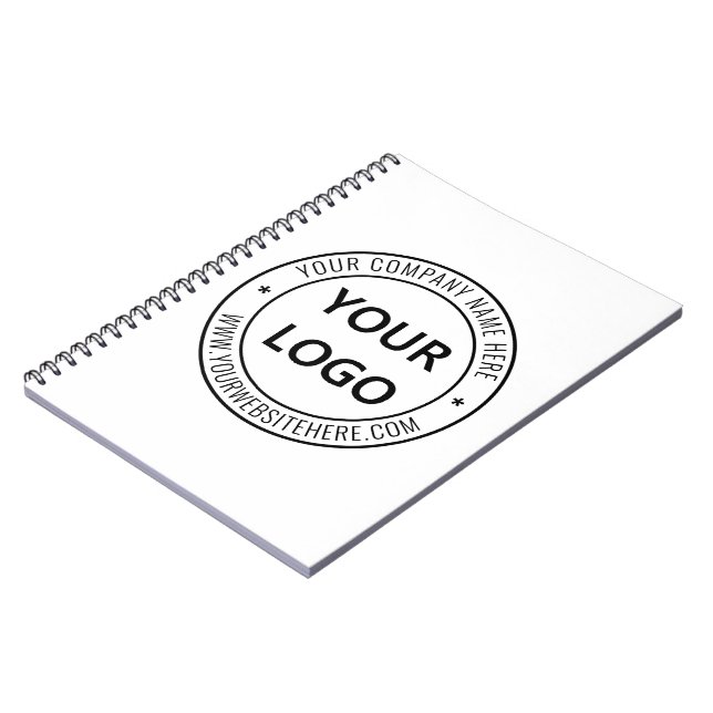 Briefmarke für kundenspezifische Firmenlogos - Per Notizblock (Linke Seite)