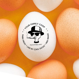 Briefmarke für niedliche Enteneier Gummistempel