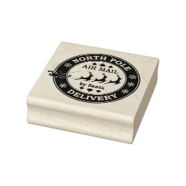 Briefmarke für Nordpol-Luftpost Gummistempel