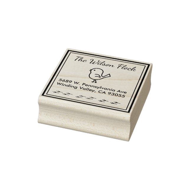 Briefmarke für personalisierte Bird-Themen Gummistempel (Stempel)